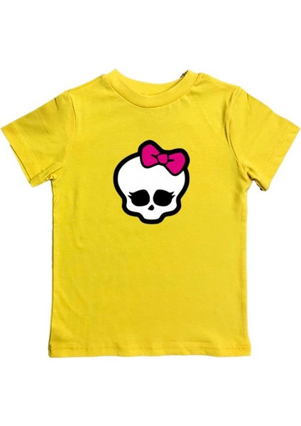 Baskılı Pamuklu Penye Kumaş Yazlık Çocuk Tişört