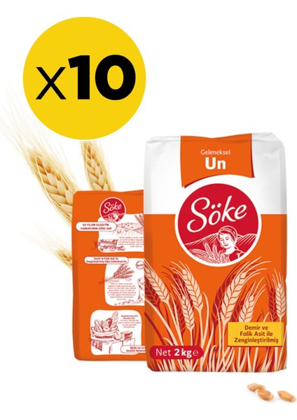 Un 2 kg x 10 Adet (Toplam 20 Kg)