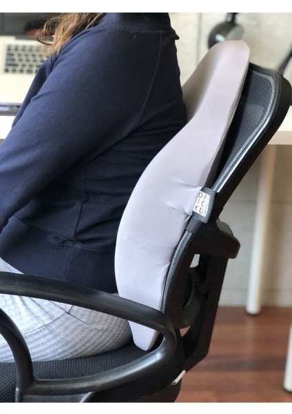 Officekup X-Large Visco Bel Destek Gamer Oyuncu Koltuk Yastığı- Gri Geisha fiyatları