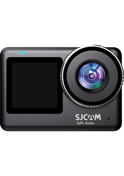 SJCAM SJ11 Active Dual Screen 20MP 5GHz WiFi 4K UHD Su Geçirmez Kasa 154° 1300mAh Aksiyon Kamerası Siyah