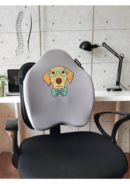 Officekup X-Large Visco Bel Destek Gamer Oyuncu Koltuk Yastığı- Dogs Out