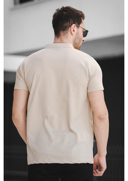 Roderick Hakim Yaka Petek Kumaş Yarım Fermuarlı Erkek Tshirt fırsatları