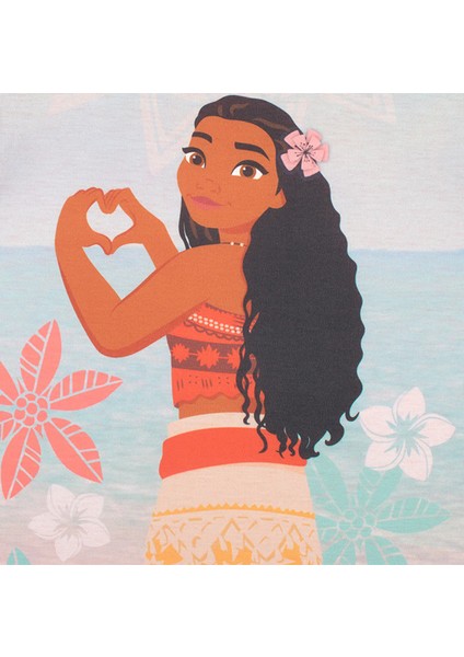 Moana Kız Çocuk Gecelik Elbise