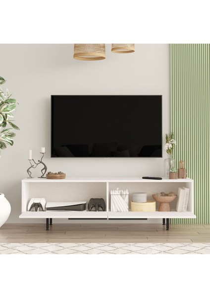 Ocean Tv Ünitesi Orta Sehpa 2'li Set Beyaz ON19-W