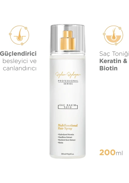 Özden Özdoğan Güçlendirici, Besleyici ve Onarıcı Saç Toniği Keratin & Biotin 200 ml