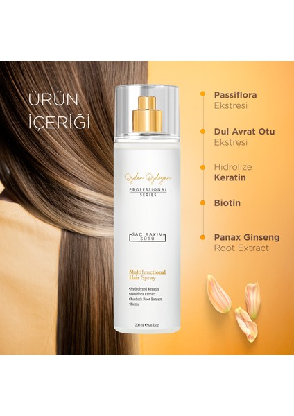 Özden Özdoğan Güçlendirici, Besleyici ve Onarıcı Saç Toniği Keratin & Biotin 200 ml