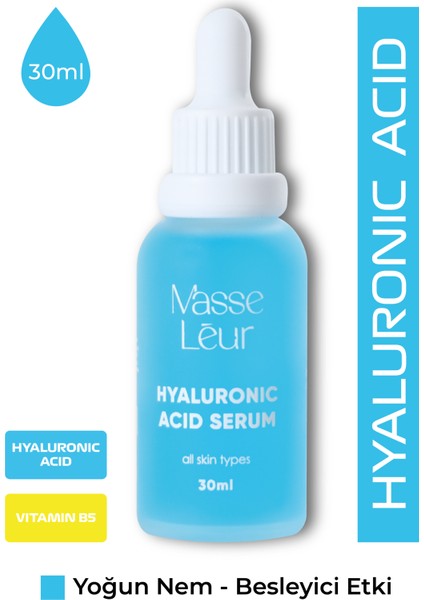 Yoğun Nemlendirici ve Yaşlılık Karşıtı Hyaluronic Acid Serum 30 ml