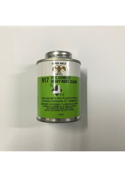 917 Pvc Boru Yapıştırıcı 125GR Teneke Kutu