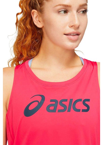 Core Asics Tank Pembe Bayan Kolsuz Tenis Tshirt