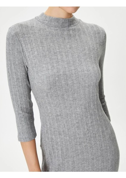 4WAK80002EK Koton Kadın Elbise Gri fırsatları