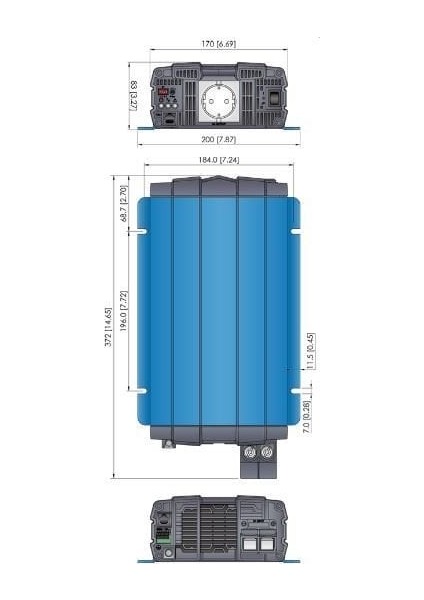 Cotek 24V 1000W Tam Sin Inverter