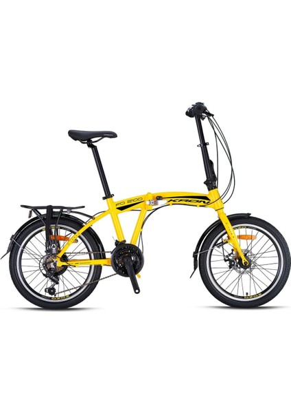 Fd 2100 - 20'' Mtb - 21 Vites - [mekanik Diskli Modeldir] - Sarı-Siyah (Alm Bagaj/pvc Çamurluk)
