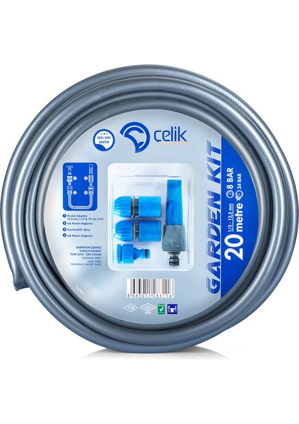 Garden Kit Sulama Hortumu Seri 20 Metre Tüm Aparatlarıyla Beraber Gönderilecek Hortum. fırsatları