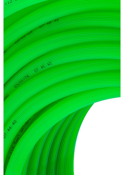 Pvc Silikonlu Naturel Su Hortumu Yeşil Renk 1/2 (12.5 Mm) 15 Metre 1,8 kg