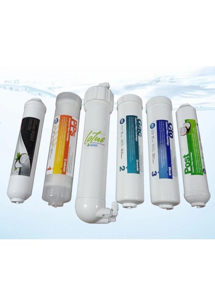 Lotus Samoa Atık Su Üretmeyen Su Arıtma Cihazı Filtre Seti