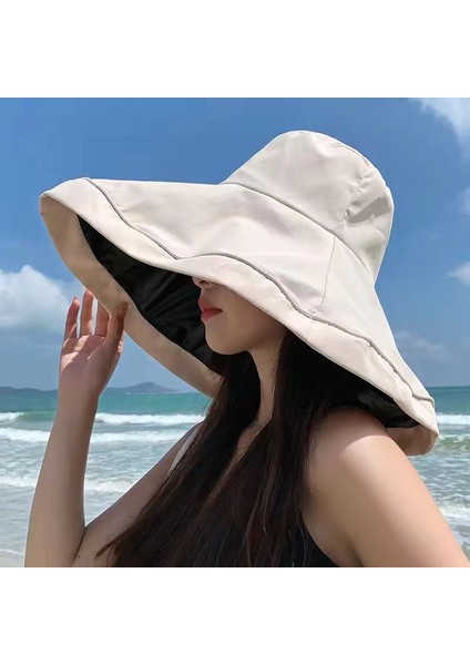 Yüzü Örtmek Için Büyük Boy Siperlikli Güneş Şapkası, Dış Mekan Tüm Maç Güneş Şapkası (Yurt Dışından)