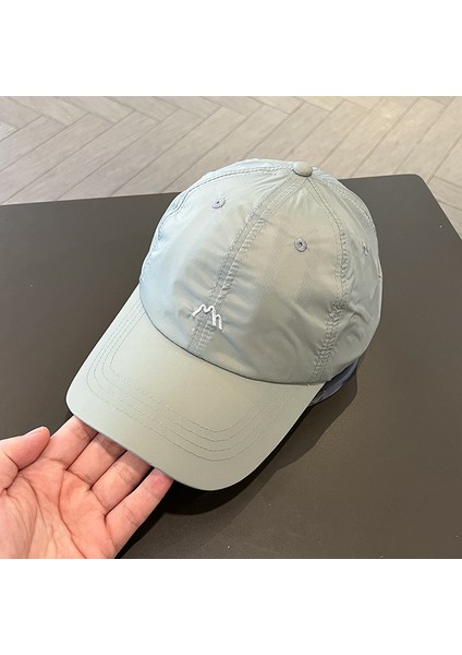 Şapka Kadın Çabuk Kuruyan Beyzbol Şapkası Ince Kesitli Güneşlik Güneş Koruyucu Kap (Yurt Dışından)