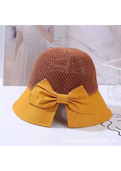 Nefes Alabilen Dikiş Balıkçı Şapkası Bayanlar Ilkbahar ve Yaz Güneşlik (Yurt Dışından)