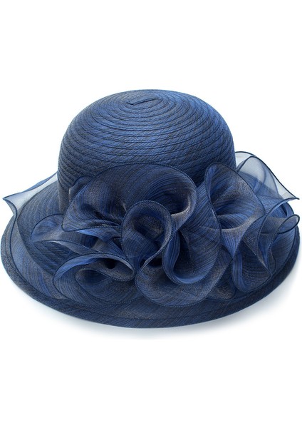 Yaz Büyük Ağız Balıkçı Şapka Dantel Bayanlar Plaj Güneş Koruyucu Güneşlik Şapka (Yurt Dışından)