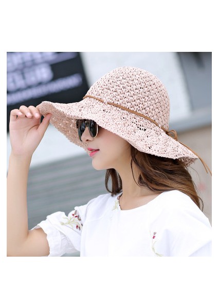 Plaj Şapkası Güneşlik Uv Koruma Yaz Balıkçı Şapkası (Yurt Dışından)
