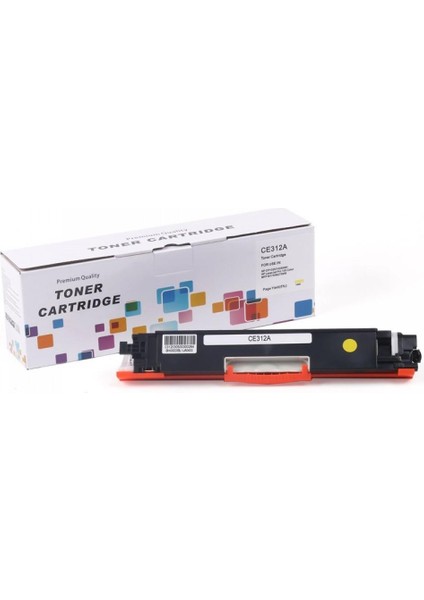 Hp Uyumlu CE312A,CF352A & Canon Uyumlu CRG-729 Sarı Toner