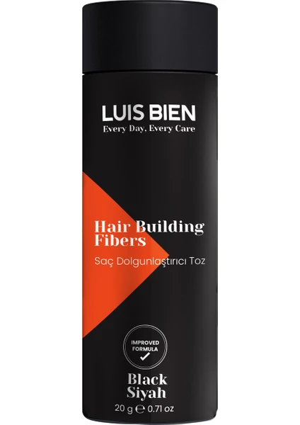 Luis Bien Saç Dolgunlaştırıcı Toz Fiber - Siyah 20 gr