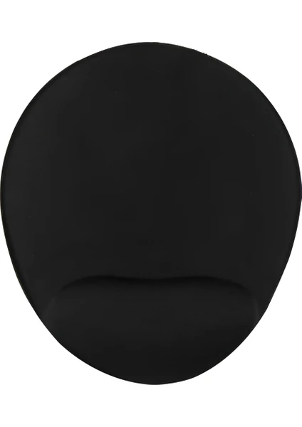 Ulu Bilgisayar Bilek Destekli Siyah Ergonomik Mouse Pad Oval