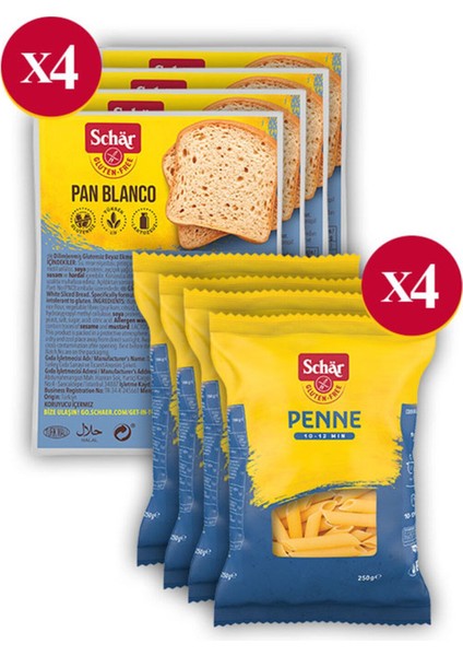 4* Pan Blanco & 4* Penne Makarna Paketi