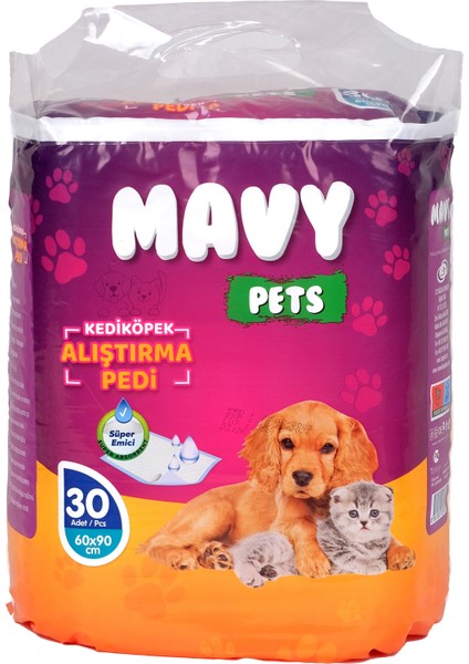 Kedi Köpek Çiş Tuvalet Pedi Örtüsü 90 Adet 60X90 cm 90 Adet