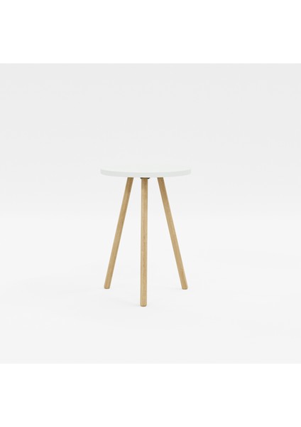 Yuvarlak Yan Sehpa Ahşap Ayaklı Tekli Zigon Sehpa fırsatları