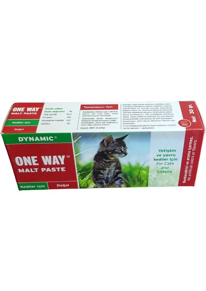 One Way Kedi Malt Macunu 30 Gr