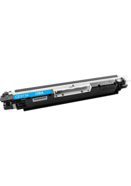 Hp Uyumlu CE311A,CF351A & Canon Uyumlu CRG-729 Mavi Toner