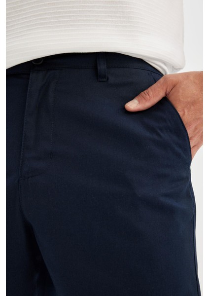 Regular Fit Gabardin Bermuda Şort C7684AX24SM