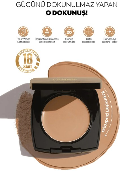 Power Stay Pata Krem Fondöten SPF20 225G Soft Beige