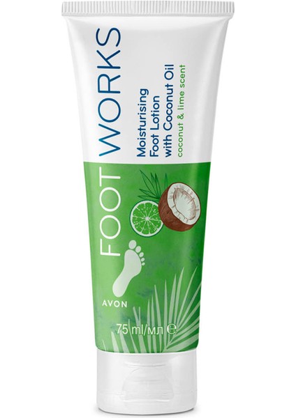 Footworks Hindistan Cevizi ve Misket Limonu Özlü Ayak Losyonu 75 ml