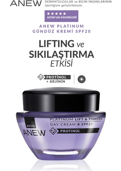 Anew Platinum Lift & Tighten Gündüz Kremi Spf20 50 Ml.