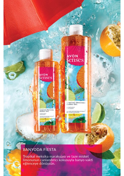 Tropical Mexicana Çarkıfelek ve Limon Kokulu Duş Jeli 250 Ml. modelleri