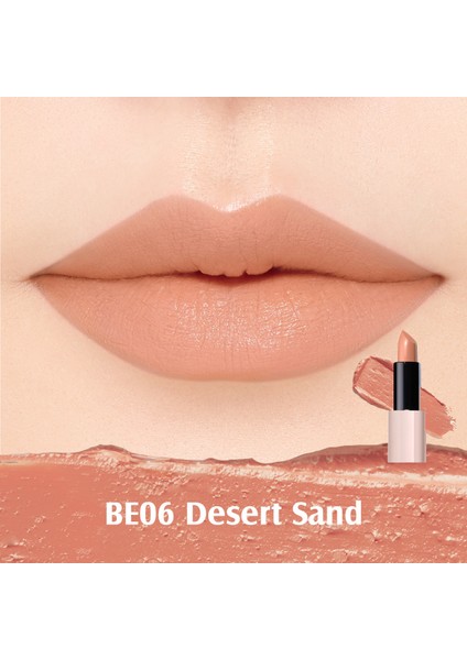 The Saem Kissholic Lipstick Intense - Yoğun Pigmentli Parlak Kalıcı Ruj - BE06 Desert Sand