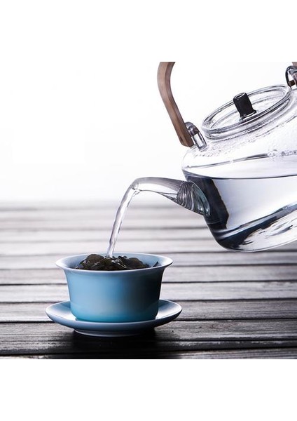 1100 ml Cam Çaydanlıklar Isıya Dayanıklı Patlama Dayanıklı Haşlanmış Çaydanlık Kung Fu Çay Seti Haşlanmış Su Özel Bambu Kolu Kiriş Tenceresi | Çaydanlıklar (Yurt Dışından)