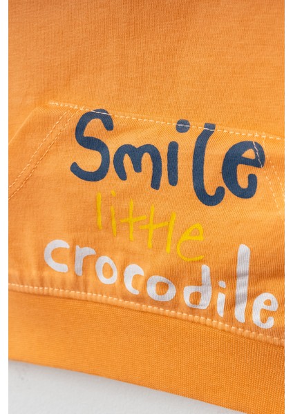 Smile Little Crocodile Baskılı Takım 15137