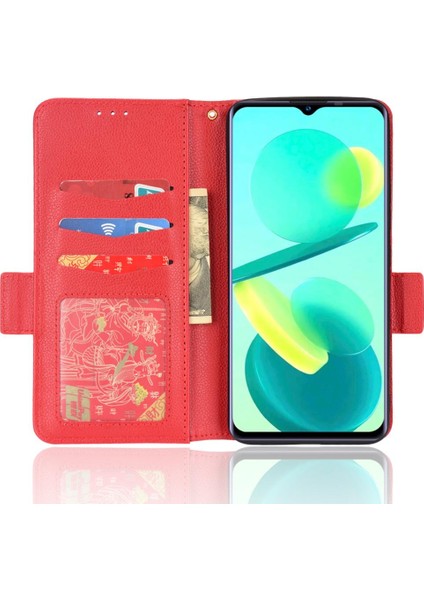 Oukitel C25 Cüzdan Pu Deri Kart Yuvaları Tutucu Yan Toka Için Kılıf (Yurt Dışından) fırsatları