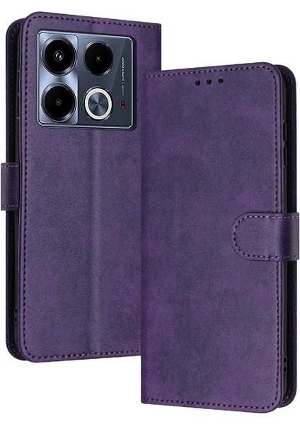 Toka ile Kart Yuvası Saf Renk ile Infinix Sıfır 30 4g Için Flip Case (Yurt Dışından)