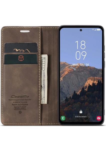 Samsung Galaxy A54 5g Için Flip Case Kart Yuvası Kickstand Vintage Pu (Yurt Dışından) fırsatları