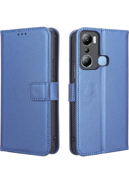 Infinix Sıcak 20I Manyetik Cüzdan Kapak Için Kılıf Kickstand Kart Tutucu (Yurt Dışından)
