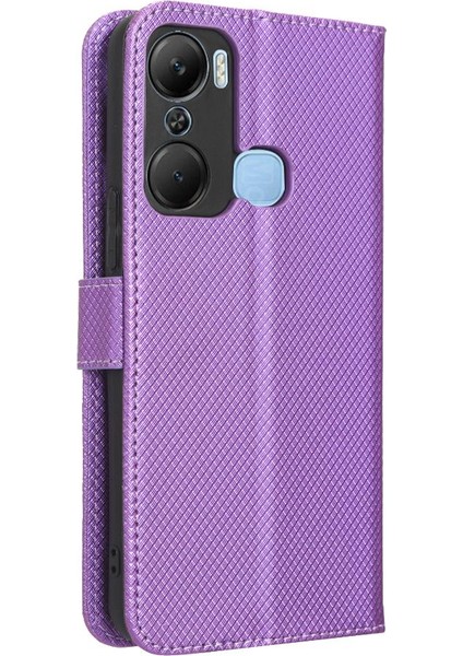 Infinix Sıcak 12 Pro Kickstand Manyetik Cüzdan Kart Tutucu Kapak Için Kılıf (Yurt Dışından)