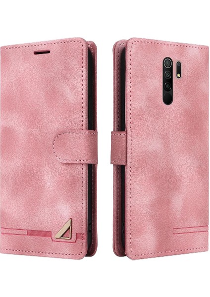 Xiaomi Redmi 9 Cüzdan Için Flip Case Basit Iş Deri Kılıf Flip (Yurt Dışından)