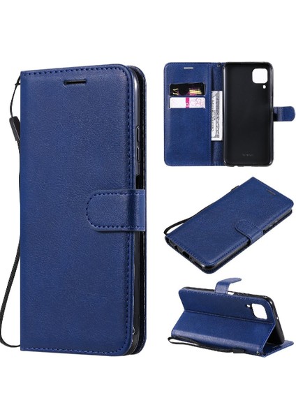 Kart Yuvası Klasik ile Huawei P40 Lite Yüksek Kaliteli Deri Için Flip Case (Yurt Dışından)