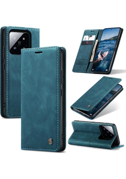 Xiaomi 14 Pro Vintage Pu Deri Cüzdan Manyetik Kapatma Için Flip Case (Yurt Dışından) fiyatları