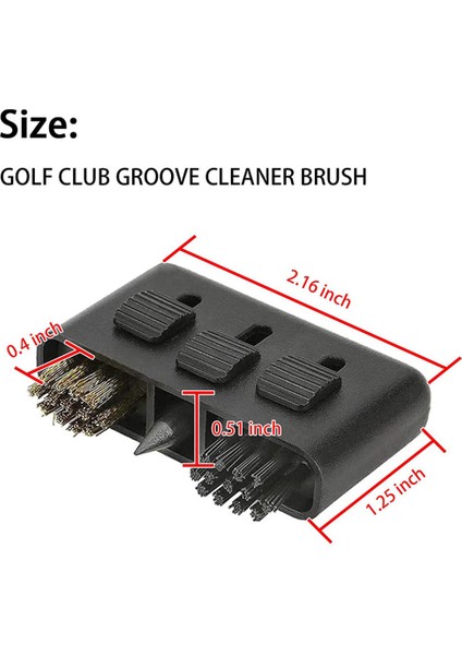 3 Adet Golf Kulübü Fırça Golf Kulübü Oluk Temizleyici Atıcı Kama Topu Temizleme Fırçası Ayakkabı Temizleyici Golfçü Için (Yurt Dışından) fırsatları