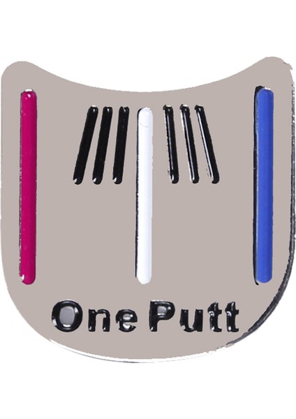 Manyetik Kapak Klipsi Çıkarılabilir Metal Golf Tek Vuruşlu Hedef Topu Işaretleyici Seti (Yurt Dışından)